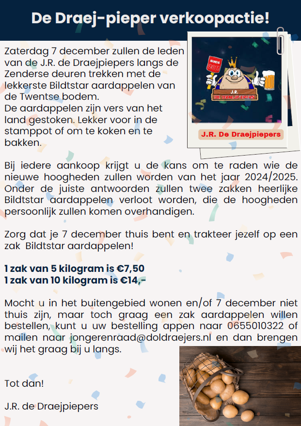 De Draej pieper verkoopactie 3