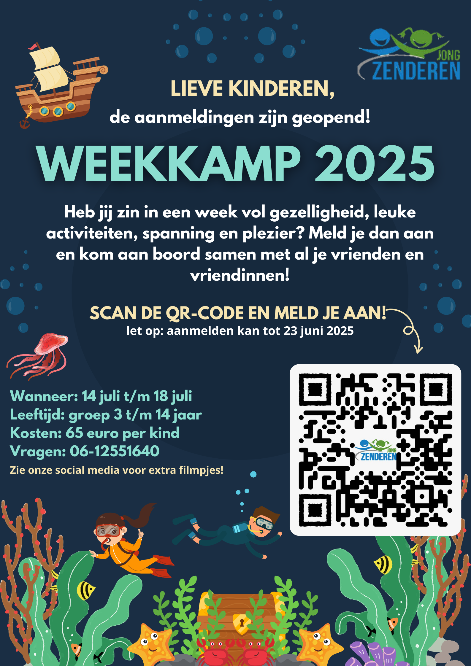 Aanmeldformulier weekkamp 2025 vox