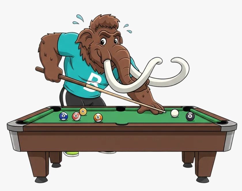 Biljartkoning Mammoet Boris