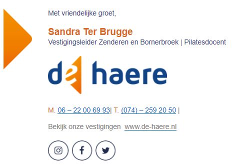 Logo Sandra De Haere